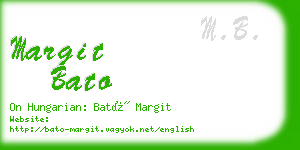 margit bato business card